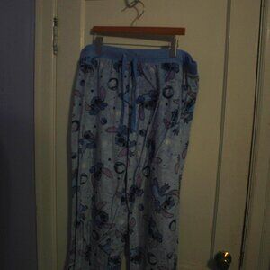 Stitch Fleece PJ pants: Size 1XL